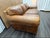 Rh Original Lancaster Leather 3-Cushion Sofa – 7' Petite 38"d | Italian Brompton Cocoa | Down-Feather | Pre-Owned For Sale - Image 14 of 18