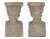 Pedestals Antique Cast Stone Figural Bust and Foliate Design - A Pair For Sale - Image 11 of 11
