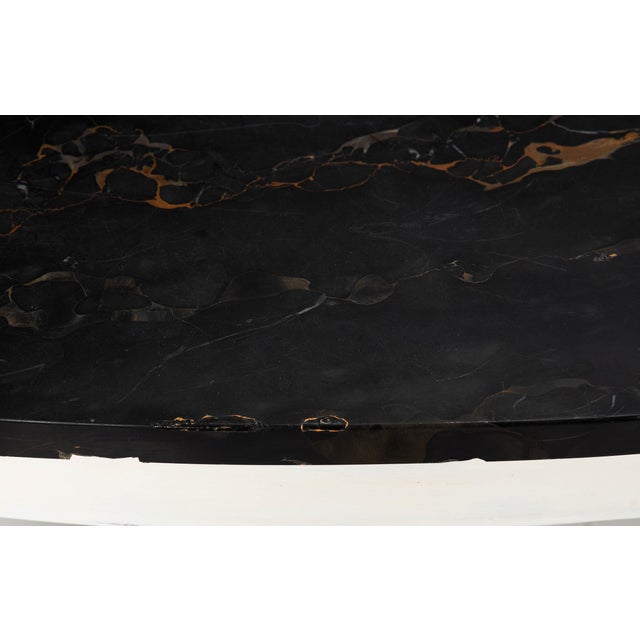 Napoleon III Ovular Dining Table With Nero Portoro Marble Top For Sale - Image 15 of 18