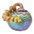 Eric Dandurand Iridescent Art Glass Pumpkin – Harmony Glassworks 2012 For Sale
