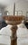 Italian Pair of Antique Italian Painted Wood Candlesticks With Aged Patina For Sale - Image 3 of 15