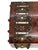 Wood Burl Walnut and Brass Dome-Top Box With Mother-Of-Pearl, English, Ca. 1860 For Sale - Image 7 of 9
