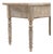 19th Century France Antique White Wood Dining Table For Sale