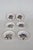 This lovely Set of 6 Coasters is made of fine bone china. All pieces are stamped individually as follows, "Coaster | Royal...