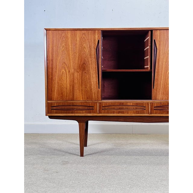 Danish Sideboard in Teak, 1950s For Sale - Image 4 of 12