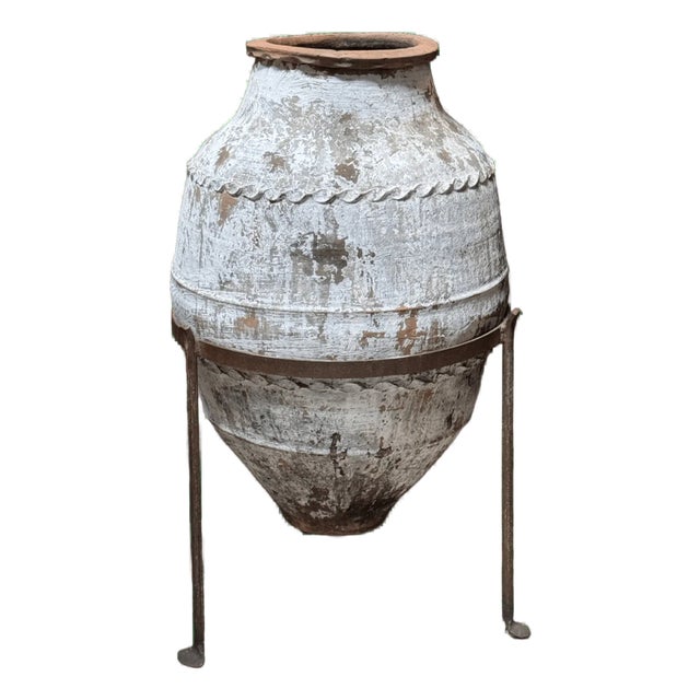 An 18th Century Anatolian Terracotta Storage Jar For Sale