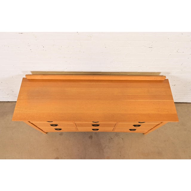 Stickley Harvey Ellis Collection Mission Oak Arts & Crafts Nine-Drawer Triple Dresser For Sale - Image 12 of 15