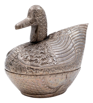 Burmese Duck Betel Box, 1950s
