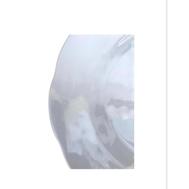 Royal Albert classic English bone china white platter with scalloped edge. No chips, cracks or crazing. 12" L x 15" W x 1" H