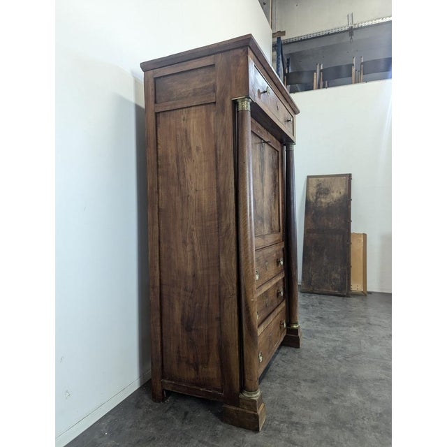 Empire Secretary Desk with Alcove Drawers For Sale - Image 14 of 17