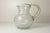 Mexican Hand Crafted Swirl Detail Glass Pitcher Made in Mexico For Sale - Image 3 of 9