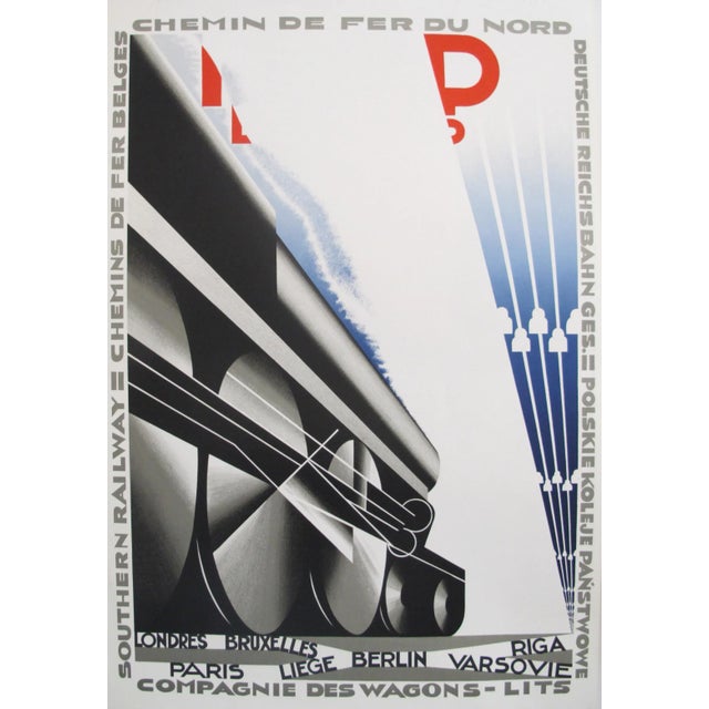 Date: 1989 Size: 27.5 x 40.5 inches Artist: Cassandre This is a printer's proof triptych - a set of three posters showing...