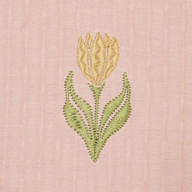 Schumacher SAMPLE - Schumacher Elmslie Embroidery Fabric In Petal For Sale - Image 4 of 5