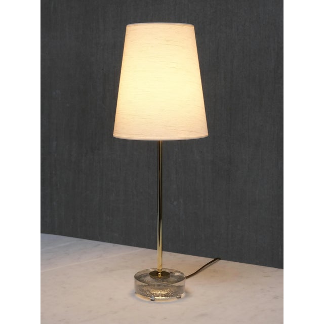 Metal Brass and Glass Table Lamps from Falkenbergs Belysning, Sweden, 1960s, Set of 2 For Sale - Image 7 of 13