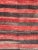 Vintage Tulu Rug From Turkey in Charcoal and Red With Stripe Design, Minimalist Design For Sale - Image 4 of 12