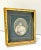An antique miniature portrait of an elegantly dressed woman, signed “A. Corsi Lalli.” The sitter is depicted in a pale...