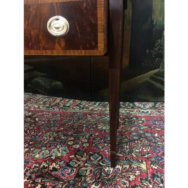 Vintage Federal China Cabinet, Bookcase Cabinet For Sale - Image 10 of 12