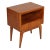 Elegant and particular, of great image bedside table or nightstand in cherrywood, circa 1940, gio ponti attributable. in...