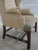 Gold Antique Chippendale Mahogany Wing Chair W. Needlepoint For Sale - Image 8 of 18