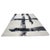 Early 21st Century Indo-Napalese Modern Faye Wool & Silk 9x12 Light Grey & Black Handmade Area Rug #1144023 For Sale - Image 5 of 8