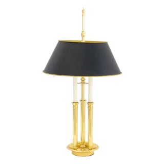 French Style Gilt Brass Bouillotte Lamp For Sale