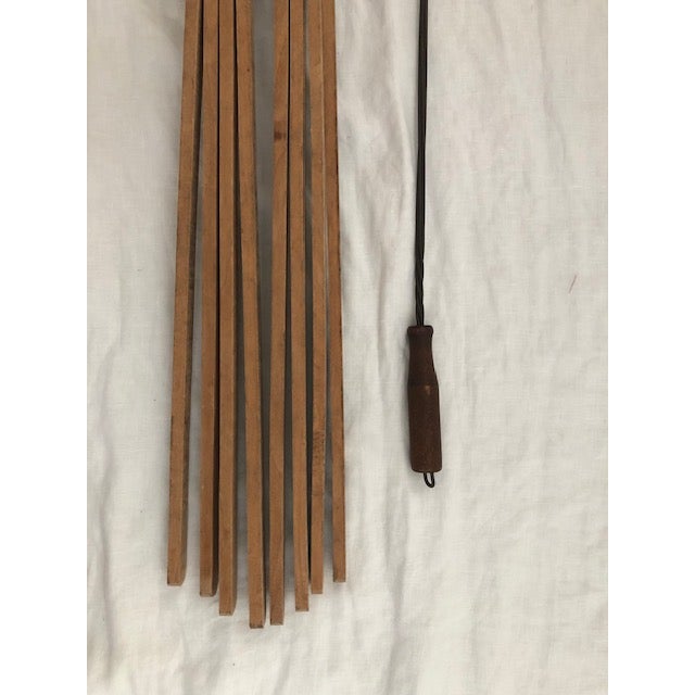 Late 19th Century Antique / Primitive Rug Beater & Towel Rack- Set of 2 For Sale - Image 15 of 15
