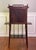 Art Nouveau Walnut Display or Music Cabinet With Beveled Glass and Easel Stand, C. 1910s For Sale - Image 11 of 17