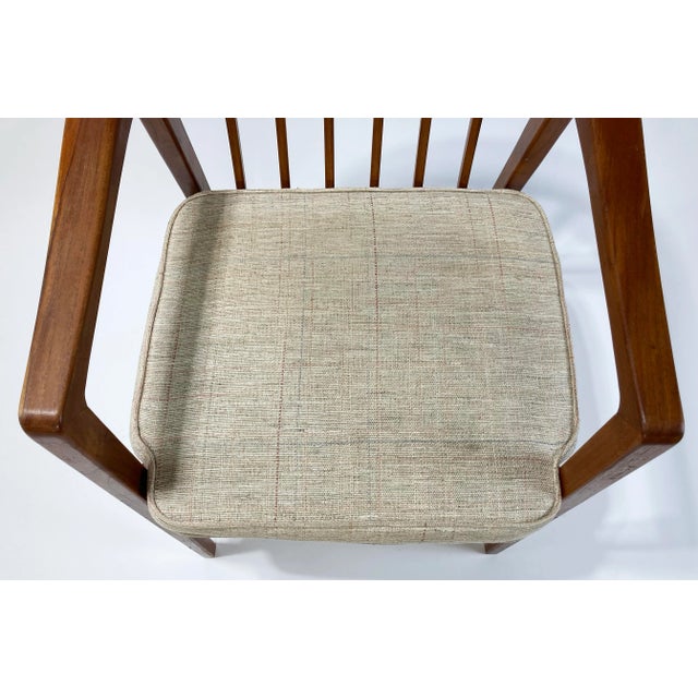 Wood Vintage Folke Ohlsson for Dux MCM Danish Modern Arm Chair For Sale - Image 7 of 10