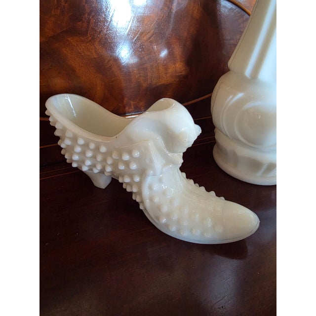 White Milk Glass Collection For Sale - Image 8 of 14