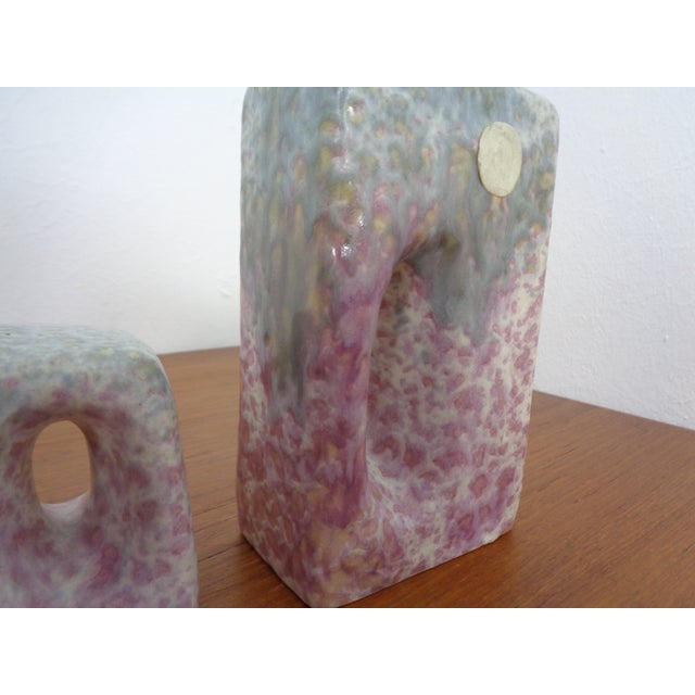 Pink Vases from Ü-Keramik, 1970s, Set of 3 For Sale - Image 16 of 17