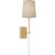Visual Comfort Julie Neill for Visual Comfort Signature Lucia 21" Cordless Sconce in Gild and Crystal with Linen Shade For Sale - Image 4 of 11