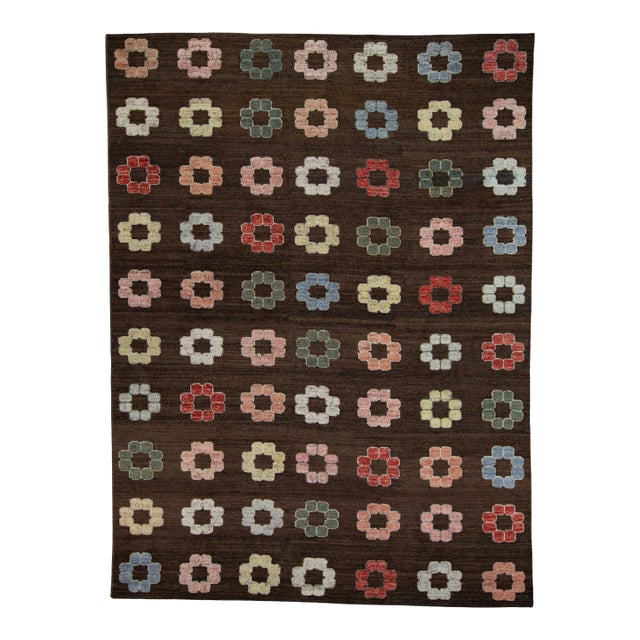 Turkish Kilim Oriental Handmade Flatweave 9'6" x 12'9" #18661 For Sale