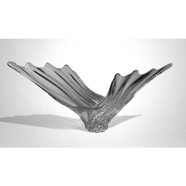 Mid 20th Century Mid 20th Century Art Deco French Crystal Centerpiece, Produced in the Vannes-Le-Châtel Area For Sale - Image 5 of 18