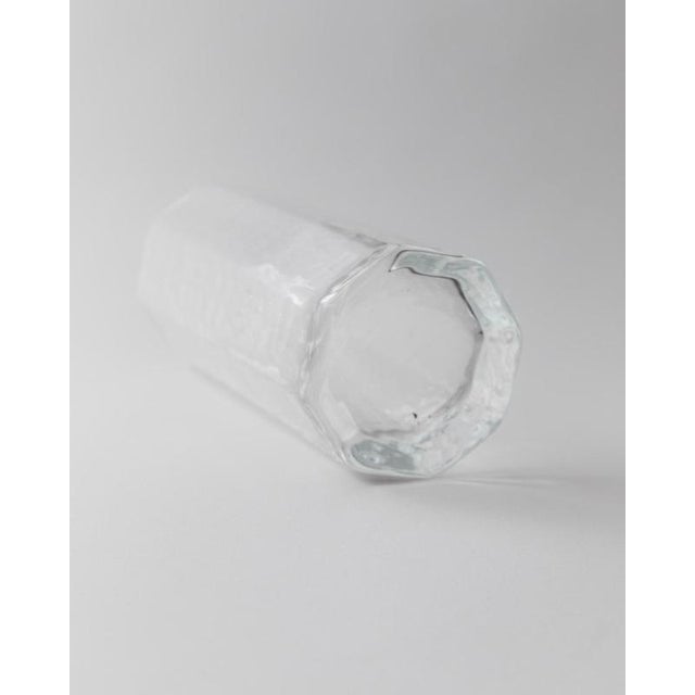 Vintage Octagonal Structured Glasses from Luminarc, 1970s, Set of 5 For Sale - Image 10 of 11