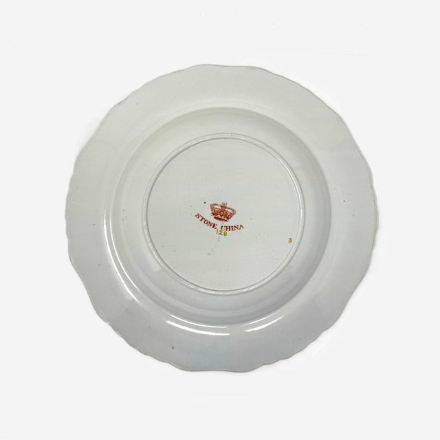 Antique Hicks, Meigh & Johnson Stone China 10” Soup Bowl - Imari Pattern c.1830 For Sale - Image 4 of 5