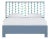 Ivy Standard Bed King, Regatta Blue For Sale