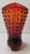 1970s Fenton Amberina Hobnail Victorian Boot Bud Vase For Sale - Image 5 of 10