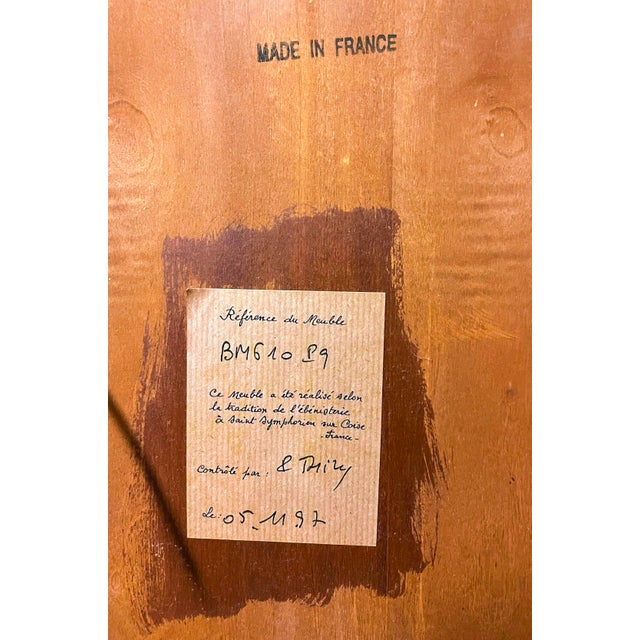 Grange French Empire Style Cherry Jewelry Display and Lingerie Cabinet For Sale In West Palm - Image 6 of 6