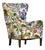 Armchair Redressed in Print from Gocken Jobs, 1950s For Sale