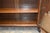 Brown Vintage Victorian Bookcase With Leaded Glass Doors For Sale - Image 8 of 10