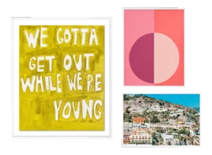 Sunkissed Gallery Wall, Set of 3
