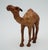 Camel Sculpture with Aged Leather on Hand Carved Wood from Libertys London For Sale - Image 4 of 10