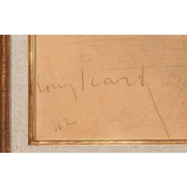 Art Deco Louis Icart, French, 1888-1950 Ladies in a Carriage Pastel on Paper For Sale - Image 3 of 4