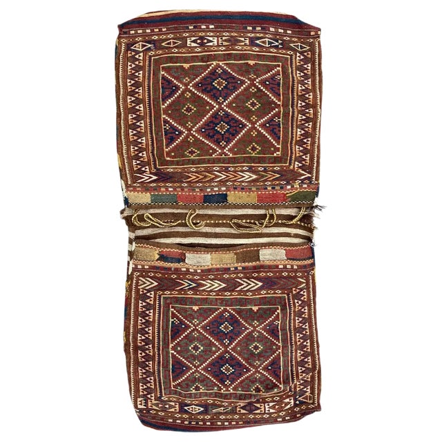 Vintage Double Face Horse Cover Kilim For Sale