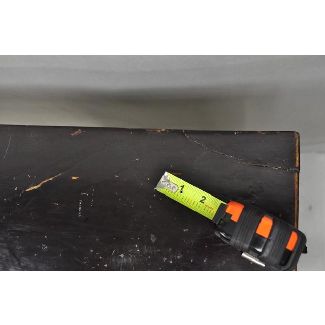 Antique Chinese Carved Hardwood Altar Console Table Sideboard Buffet W/ Drawers For Sale - Image 13 of 18