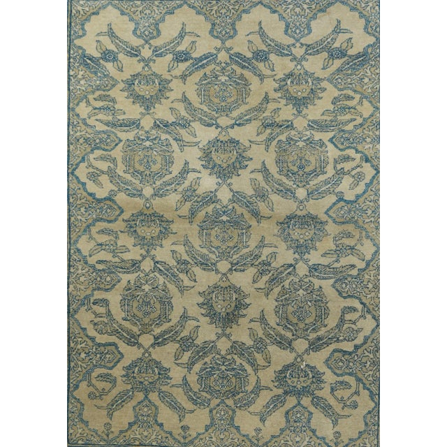 Antique Tabriz Rug 5'1'' x 6'2'' For Sale In New York - Image 6 of 12