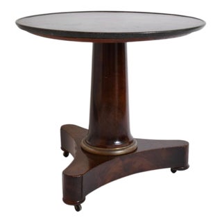 Pedestal Table in Mahogany For Sale
