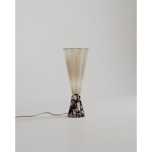 Bouquet Lamp S in Red Marble and Stone by Esther Knopfler For Sale - Image 9 of 18