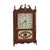 Vintage Seth Thomas School Pillar & Scroll Mantle Clock, Reverse Painted Panel For Sale - Image 9 of 10