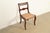 Kindel Furniture Kindel Furniture Style Regency Carved Mahogany Side Chair or Dining Chair, Circa 1940s For Sale - Image 4 of 12